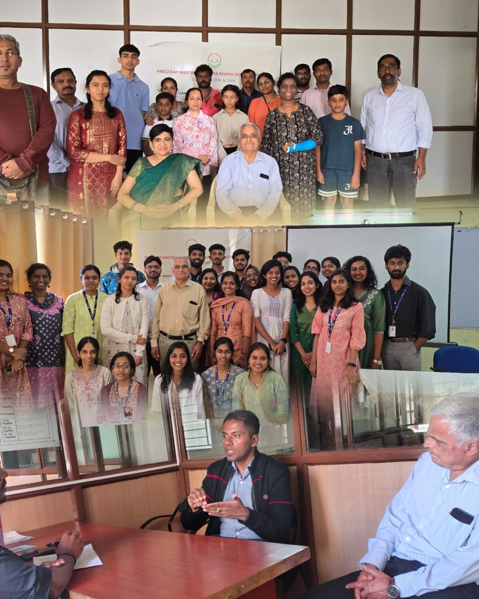 A two days workshop for individuals with stuttering and one day training for Masters students on an…