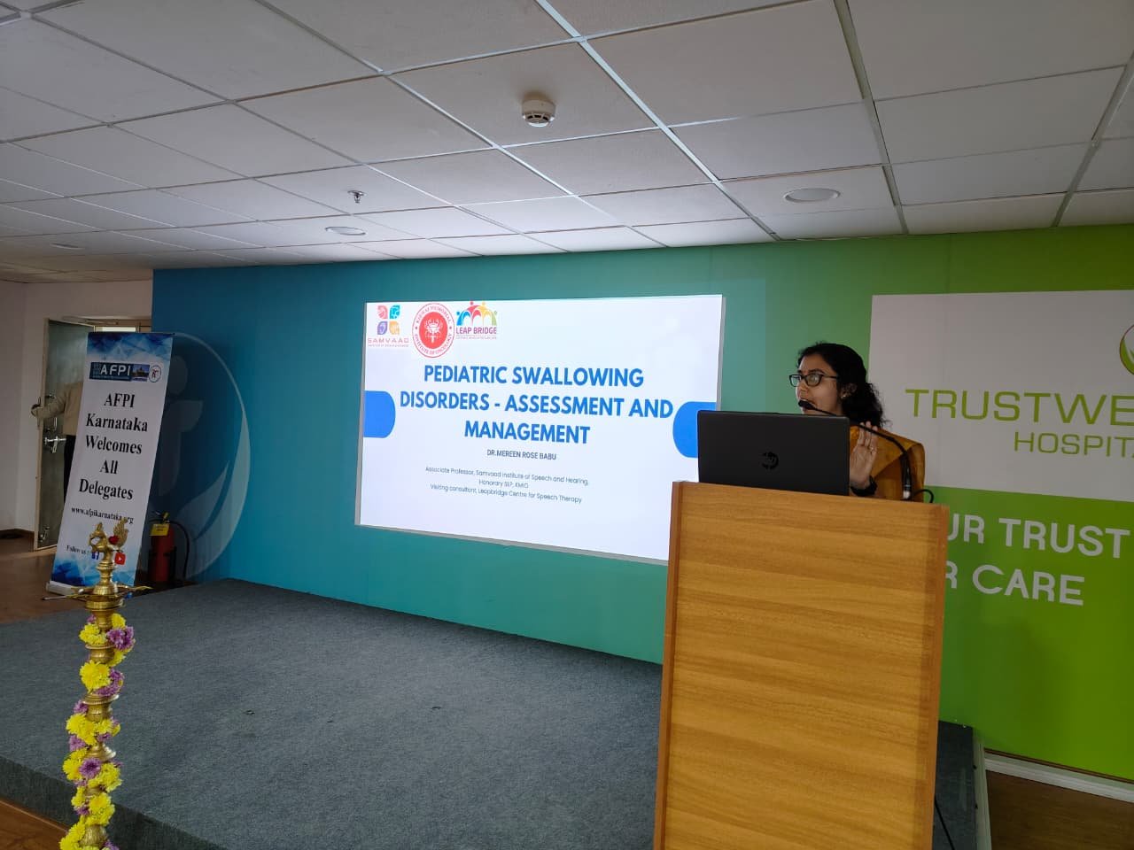 Dr.Mereen Rose Babu, Associate Professor of Samvaad Institute delivered a talk on ” Pediatric…